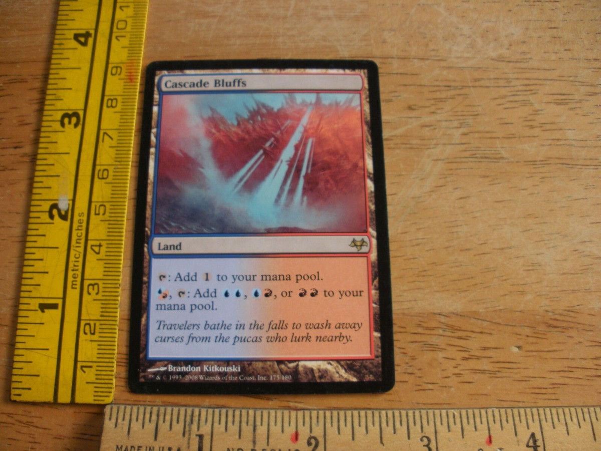 Cascade Bluffs land MTG Magic the gathering X1 VF/NM | eBay