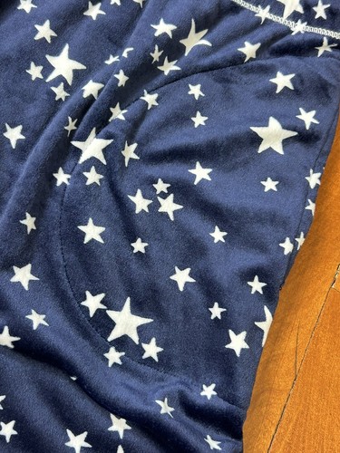 Conjunto de pijama Layla para mujer mediano de 2 piezas azul manga larga pantalones francés cálido, difuso - Imagen 15 de 17