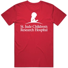 St. Jude Children's Research Hospital  Red Unisex Cotton Classic T Shirt