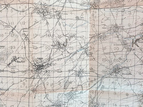WW1 British Officer's Personal Map of The Arras Sector of The Western Front 1917 - Picture 8 of 16