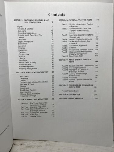 Texas Real Estate License Exam Prep: First Edition Update Used - Picture 5 of 9