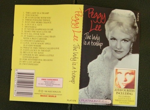 Peggy Lee The Lady is a tramp. Platinum collection PLAT 078 cassette - Picture 6 of 7