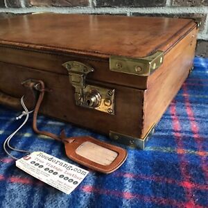 ONE-OF-A-KIND-RARE-VINTAGE-1960s-LEATHER-HARDSIDE-MACBOOK-PRO-BRIEFCASE-R-2898