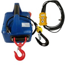 Wire-controlled Electric Hoist Portable Household Electric Winch 450KGX7.6M 110V
