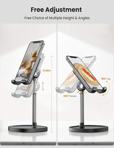 Adjustable Phone Stand for Desk Phone Holder Stand For Smartphone, Tablet, More - Picture 4 of 7