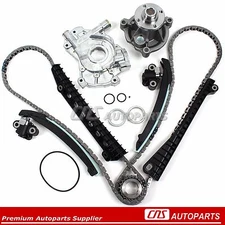 Fits 98-06 FORD V8 SOHC 5.4L 16V Timing Chain Water,Oil Pump Kit W/O Cam Gears