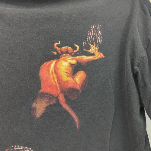Vintage Megadeth Shirt (XL) 1990's Brockum Tag Vic Goes to Hell Heavy Metal Band - Picture 8 of 12