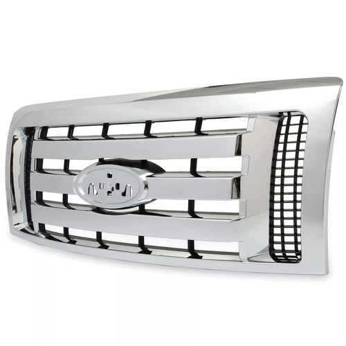 For 2009-2012 13 14 Ford F-150 F150 XLT Grille Grill Front Upper Bumper Chrome - Picture 9 of 11