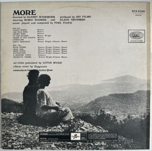 PINK FLOYD MORE OST VINYL LP COLUMBIA UK -3/1G MATRIX EMI 2 BOX NR MINT PROCLEAN - Picture 2 of 10