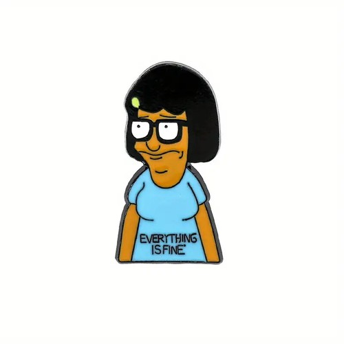 BOBS BURGERS Metal Enamel Pin Badge Adult Teen TV CARTOON - Picture 2 of 6