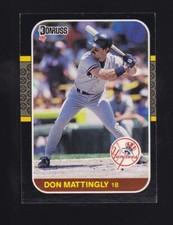 1987 Donruss Don Mattingly #52 New York Yankees