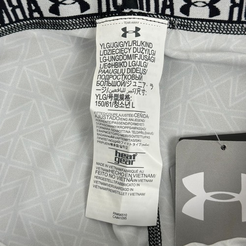 Under Armour HeatGear Geometric Leggings Girls Large L - Picture 5 of 13