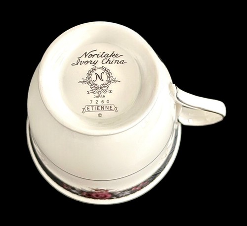 Noritake Etienne Porcelain 5-Piece Place Setting Ivory China 7260 Japan Excellen - Picture 11 of 15