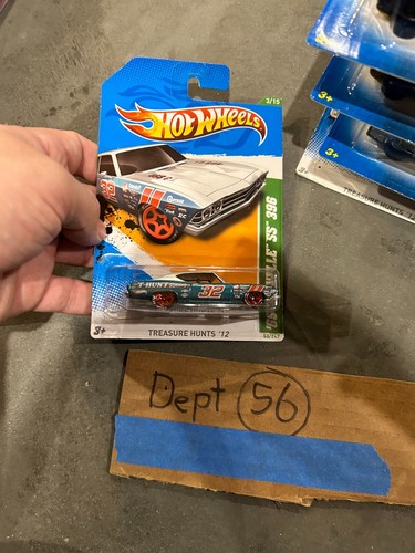 HOT WHEELS 2012 TREASURE HUNTS '69 CHEVELLE SS 396 #3/15