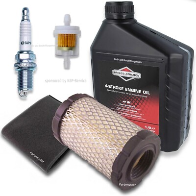 Wartung Zündkerze Luftfilter Briggs Stratton Model 31 OHV Intek I/C Series 4 31E