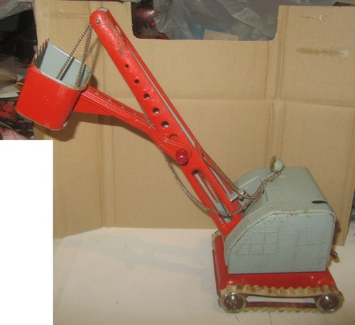 MFZ GRU CRANE Tin Toy Latta Made In Germany US Zone Vintage Giocattolo - Foto 4 di 7
