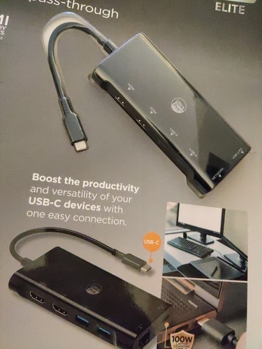UltraPro Elite USB-C Multiport Hub, 1 Gbps - Picture 3 of 4