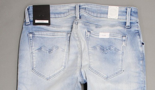 Womens Stretch Jeans 35579 Ajouter L34 Flare W26 Blue Retro Teena 4qx4wnEHX