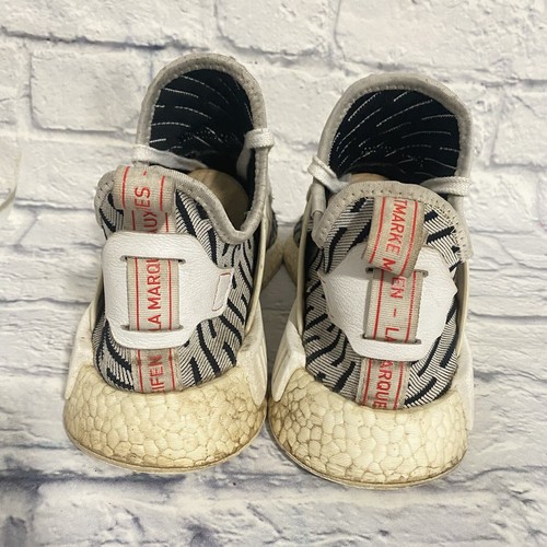 Adidas NMD XR1 Primeknit Zebra 2017 Running Shoes Mens Size 9.5 White Black - Picture 6 of 11