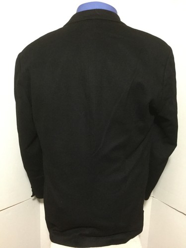 Arnold Brant Black Cashmere 3 Button Blazer Jacket Sport Coat 42R - Picture 7 of 12