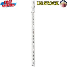 Durable Aluminum Telescoping Rod 8ft Measuring Tool Weather Resistant Easy Use