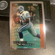 1995 Topps Finest Barry Sanders HOF Detroit Lions