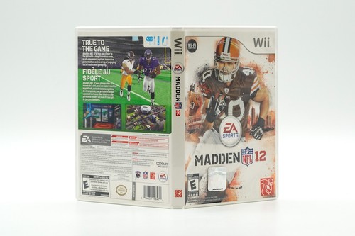 Nintendo Wii Madden NFL 12 Football Video Game EA Sports 2011 NO Manual Tested - Picture 3 of 4