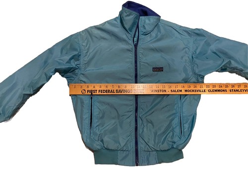 Vintage Patagonia Blue Fleece Lined Winter Ski Jacket Kids Unisex Size9/10 - Picture 4 of 7