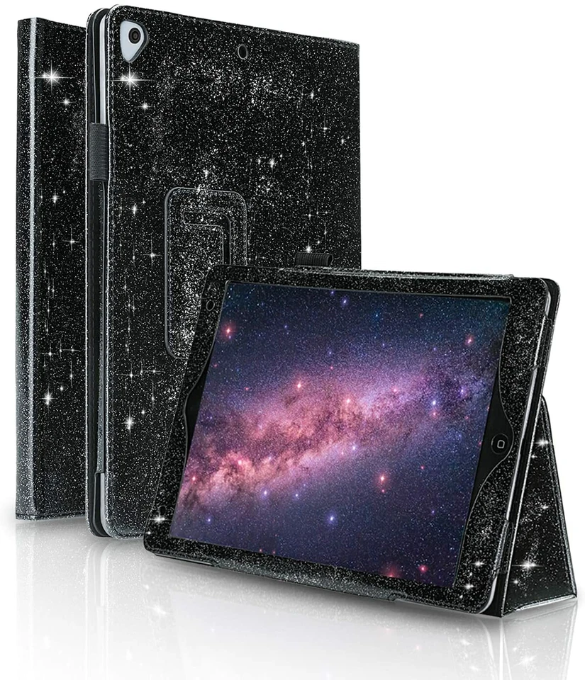 Apple iPad Glitter Flip Stand Cover Case For Air2 iPad 10.2 7/8th (2020) Mini 5 - Image 2 of 3