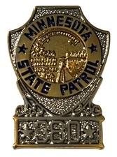 Minnesota State Patrol Badge Hat Cap Lapel Pin PO-524