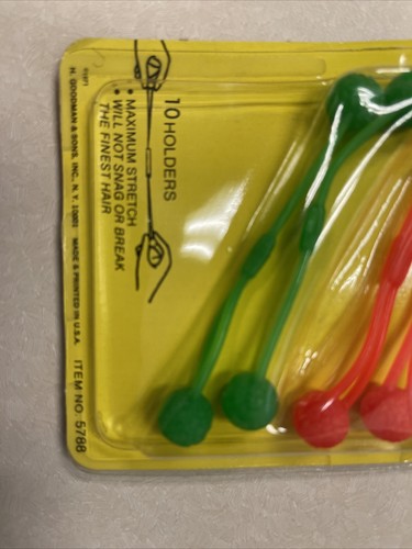Vintage Kids Ponytail Holders! Unique old hard to find retro items! (Pack of 10) - Picture 4 of 6