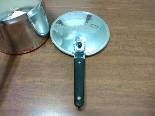 VTG Revere Ware 1801 4 Qt Pressure Cooker Copper Bottom w/ Gasket, Rack, & Guide - Picture 10 of 14