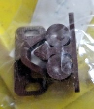 10 PACK Cabinet Cupboard Door Catch Latch BROWN PLASTIC Home drawer Latch NEW