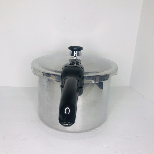 Presto 01264 6 Quart Aluminum Pressure Cooker No. 7 Canner With Tray & Jiggler - Picture 2 of 7