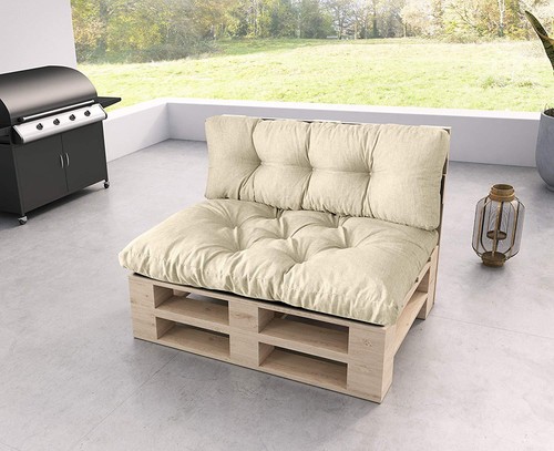 Palettenkissen Set Palettensofa Palettenpolster Sitzkissen Rückenkissen 120x80 - Bild 58 von 78