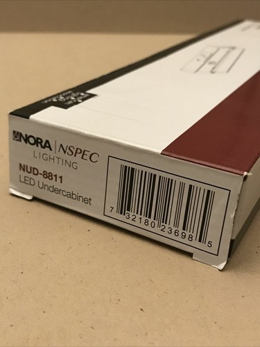 🔥🔥Nora LED NSPEC NUD-8811 2700k White 11" Undercabinet Fixture White NIB - Picture 3 of 9