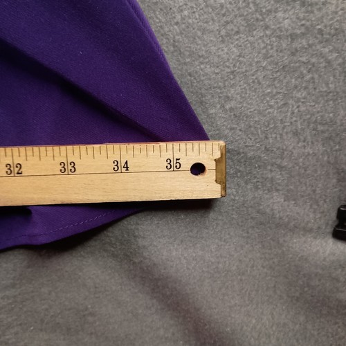 NW Connections Women's 14W Cocktail Dress Sleeveless Ruched Purple Stretch Party - Picture 13 of 18