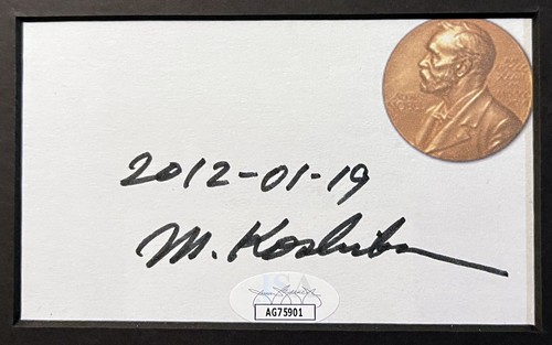 Nobel Prize Physics Masatoshi Koshiba 小柴 昌俊 RARE SIGNED JSA COA AUTOGRAPHED - Picture 3 of 4