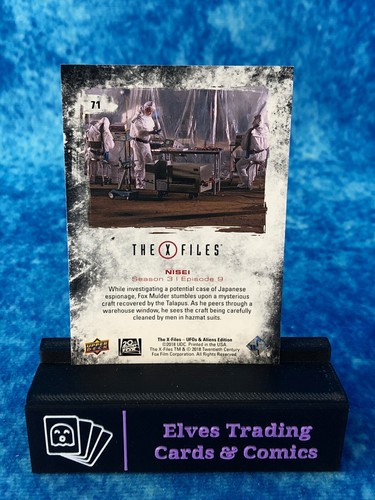 The X-Files: UFOs and Aliens SINGLE Non-Sport Trading card by Upper Deck 2019 - Picture 144 of 202