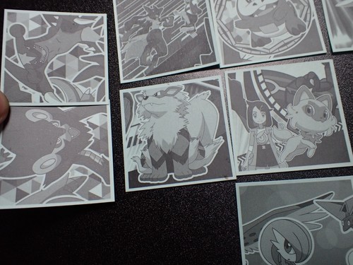 Pokemon Wafer Promo Holo Sticker x9 Pikachu etc #5001 - Picture 12 of 13