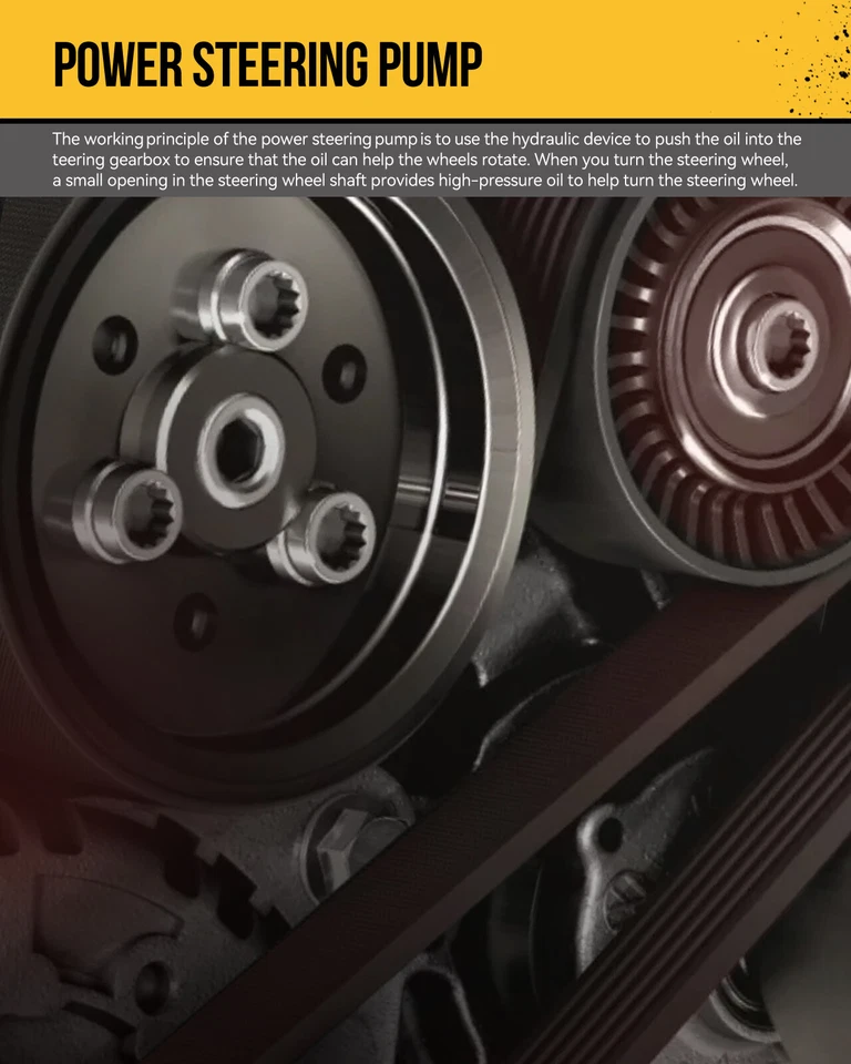 Bomba de dirección asistida con depósito para Cadillac Escalade 2004-2005 Tahoe 2004-2006 Foto 4 de 4