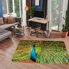 3D Beautiful Peacock ZHUB557 Game Non Slip Rug Mat Photo Carpet Ann