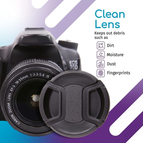 2PCS 82mm UV Filter With 82mm Front Lens Cap Cover for Nikon Sony Canon Lens - Picture 8 of 10