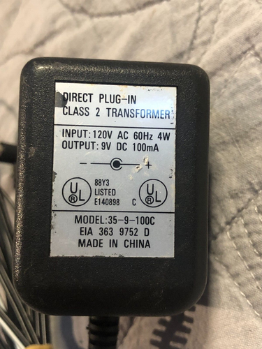 Transformador ENG Plug In Clase 2 Modelo Nº: 35-9-100C - Imagen 3 de 3