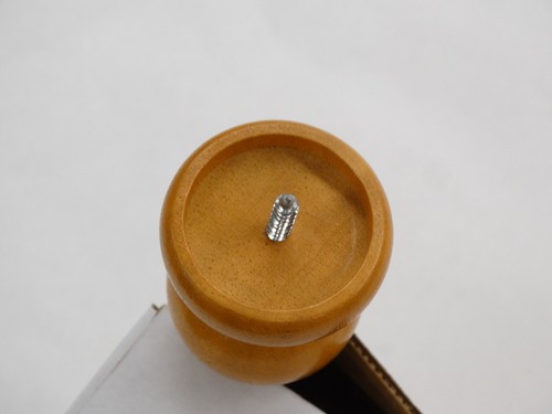 2 remates de extremo de varilla para cortinas de madera de 4 1/2" de largo para poste de 1 3/8" - Imagen 6 de 6