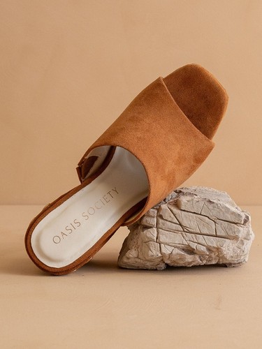 Chunky Studded Platform Slip-On Heels - Oasis Society - Picture 10 of 23