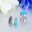 1 Piece Fashion Punk Earrings Double Sided Round Bolt Stud Earrings Ma – Genesis Cabaret - Foto 5