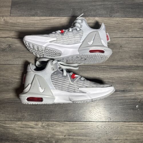 Size 7.5 - Nike LeBron Witness 6 Pure Platinum - Picture 2 of 6