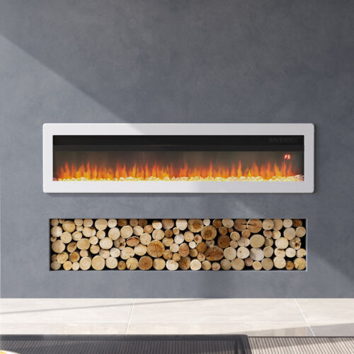 40/50/60/70/72/80/100 in LED Fireplace Electric Fire Insert/ Wall Mount / Stand - Picture 136 of 167