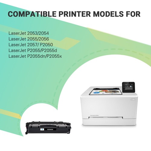 High Yield CE505X 05X Toner Cartridge For HP LaserJet P2055dn P2055 P2050 2053 - Picture 3 of 12